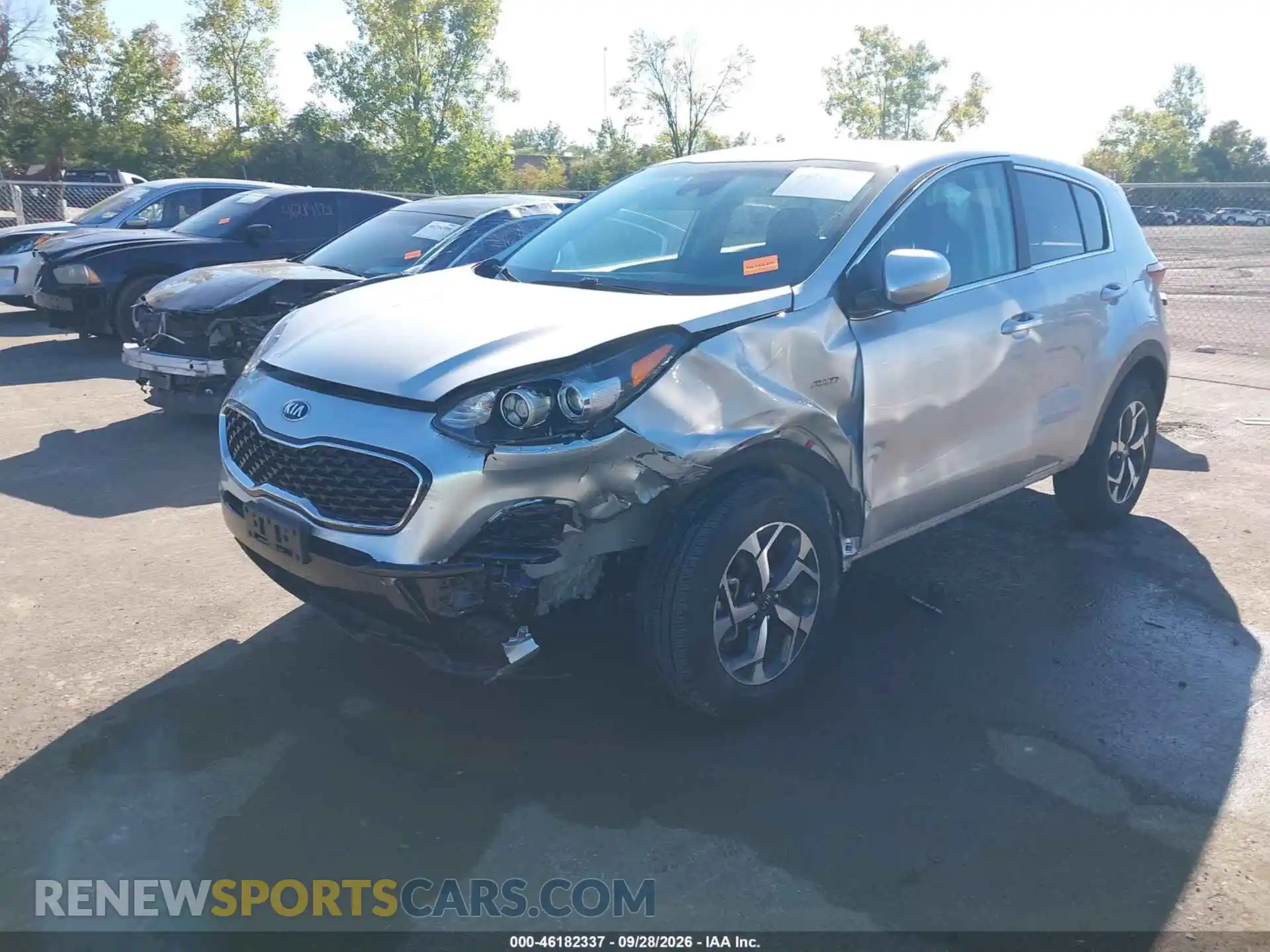 2 Фотография поврежденного автомобиля KNDPMCAC8M7882920 KIA SPORTAGE 2021