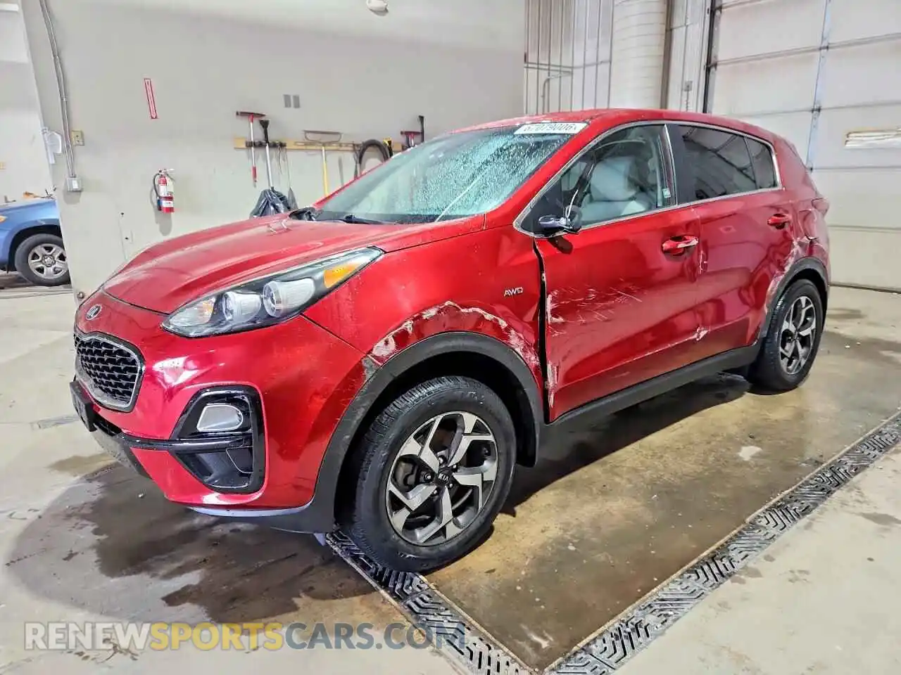 1 fotografías del automóvil dañado KNDPMCAC8M7884103 KIA SPORTAGE 2021