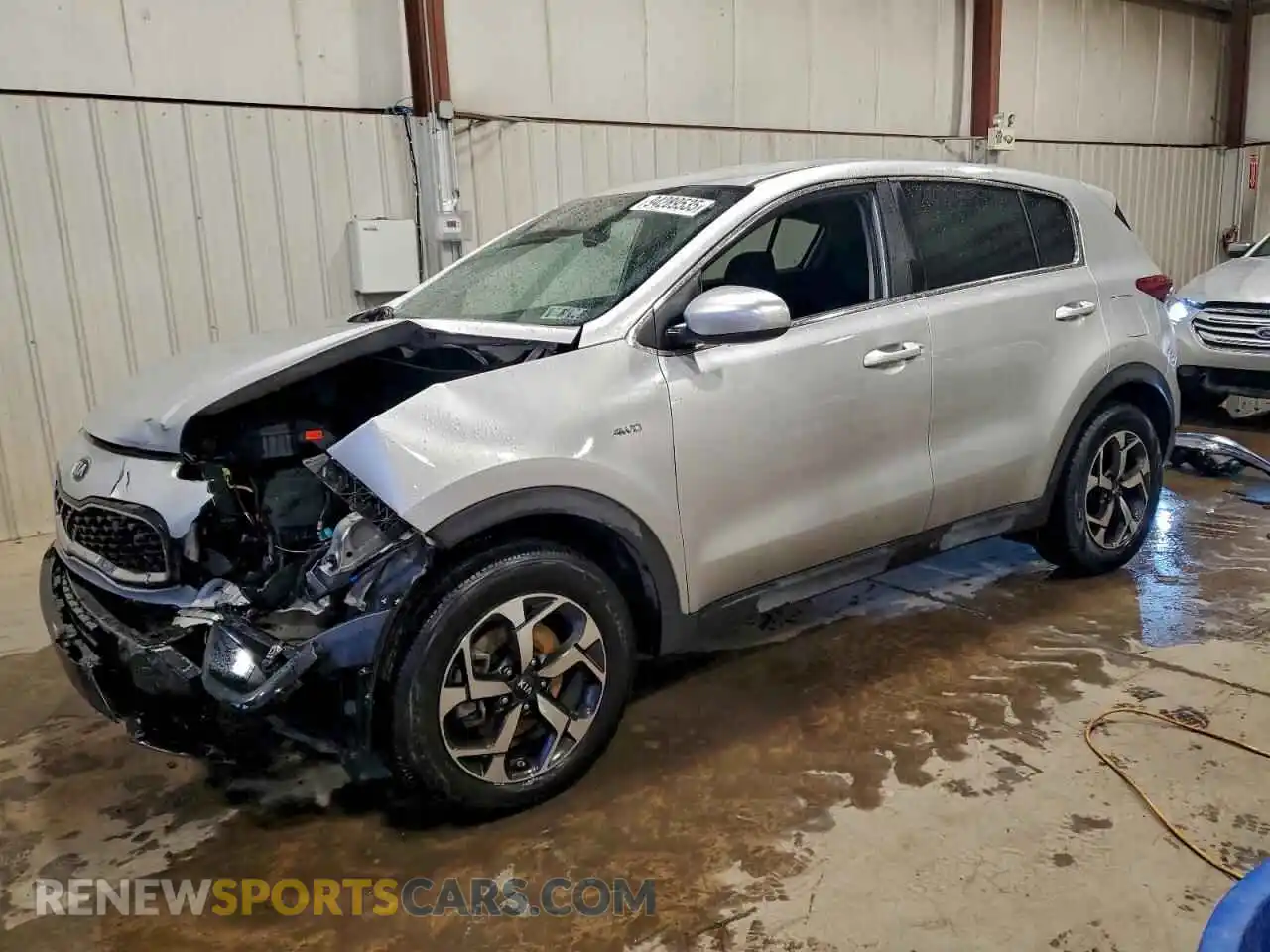 1 Photograph of a damaged car KNDPMCAC8M7899779 KIA SPORTAGE 2021