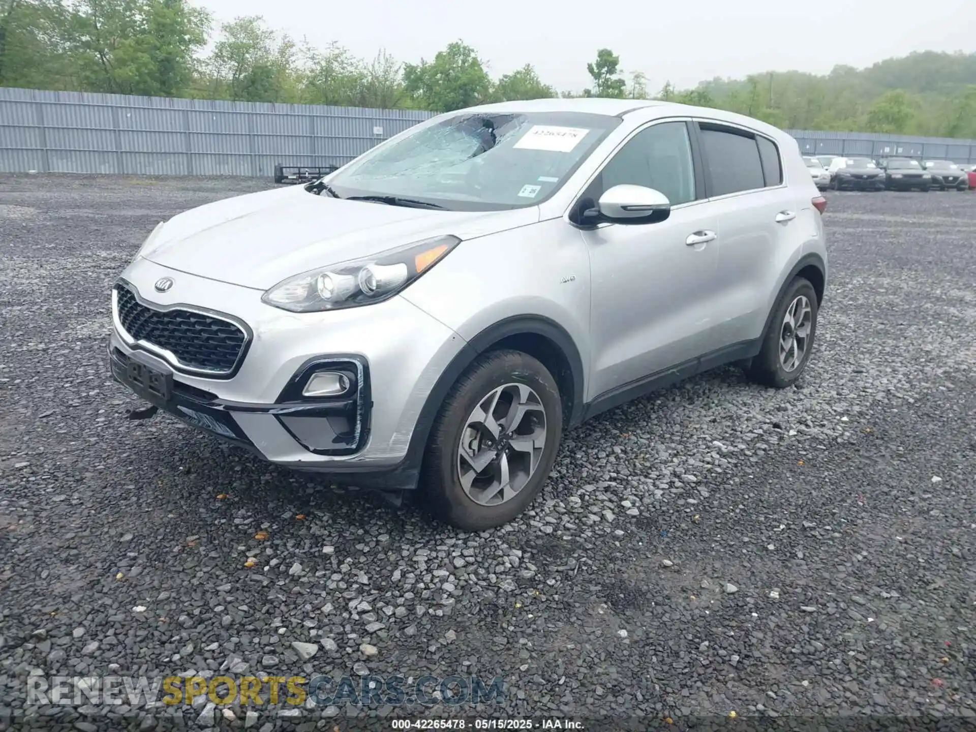 2 Photograph of a damaged car KNDPMCAC8M7915382 KIA SPORTAGE 2021