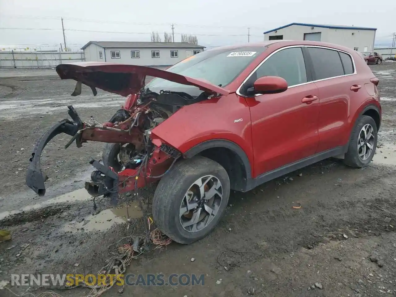 1 fotografías del automóvil dañado KNDPMCAC8M7938595 KIA SPORTAGE 2021