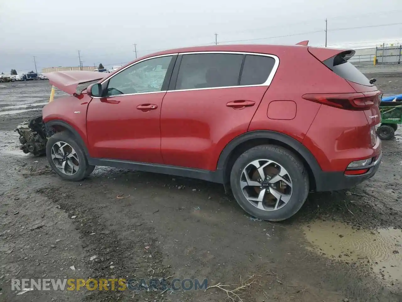 2 fotografías del automóvil dañado KNDPMCAC8M7938595 KIA SPORTAGE 2021