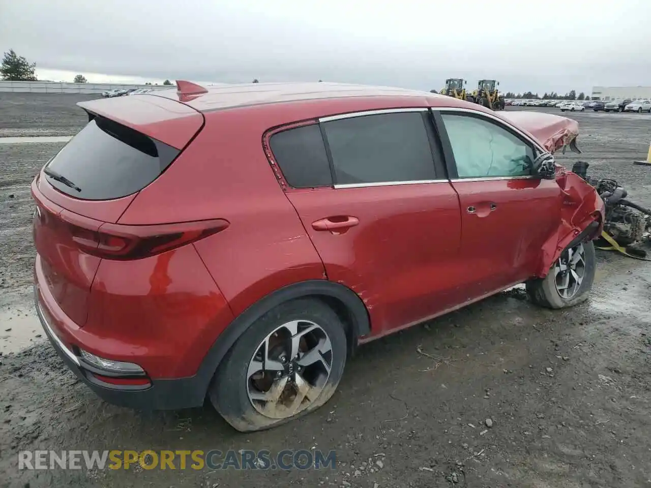 3 fotografías del automóvil dañado KNDPMCAC8M7938595 KIA SPORTAGE 2021