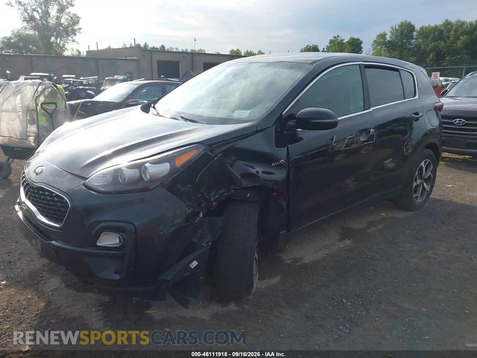 2 Photograph of a damaged car KNDPMCAC9M7881503 KIA SPORTAGE 2021