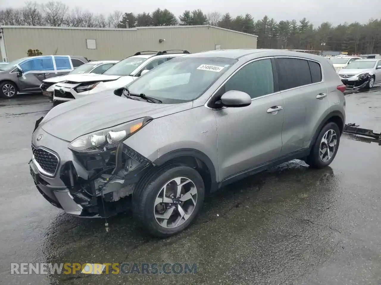 1 Photograph of a damaged car KNDPMCAC9M7896292 KIA SPORTAGE 2021