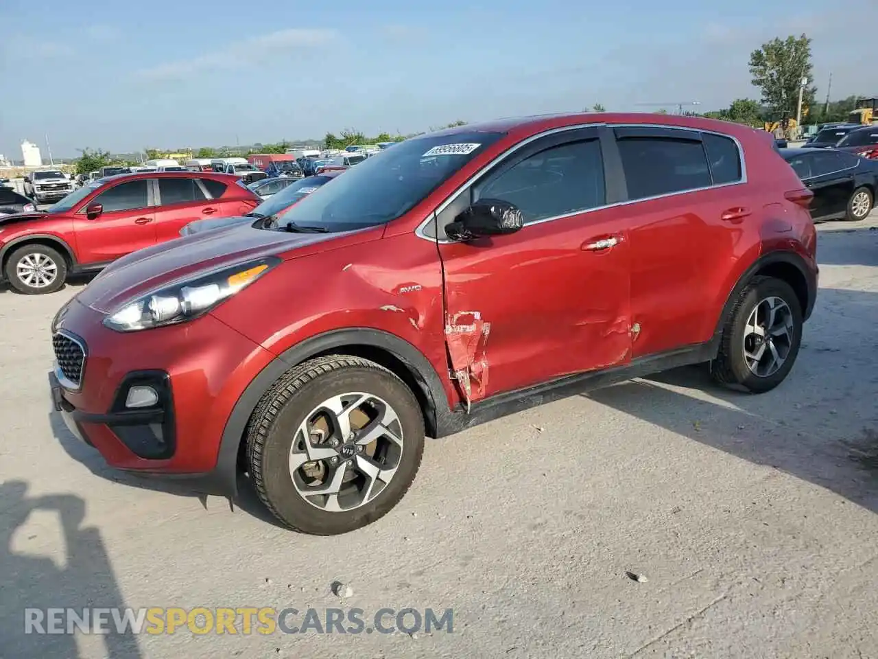 1 Фотография поврежденного автомобиля KNDPMCAC9M7913804 KIA SPORTAGE 2021