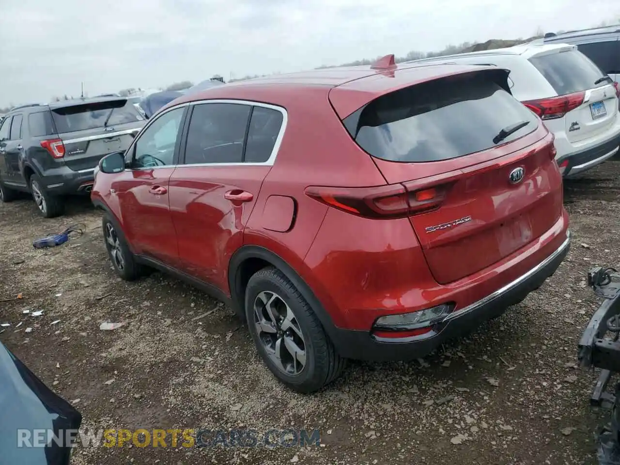2 Photograph of a damaged car KNDPMCAC9M7933504 KIA SPORTAGE 2021