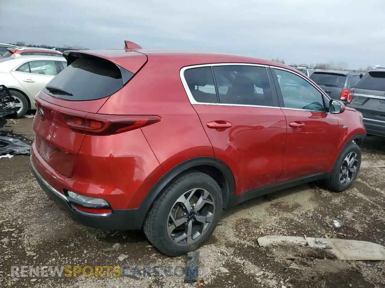 3 Photograph of a damaged car KNDPMCAC9M7933504 KIA SPORTAGE 2021