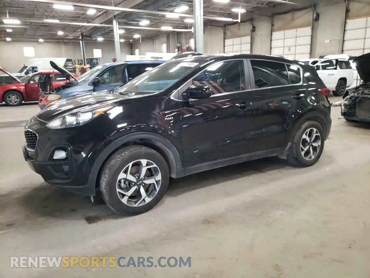 1 Photograph of a damaged car KNDPMCAC9M7934023 KIA SPORTAGE 2021