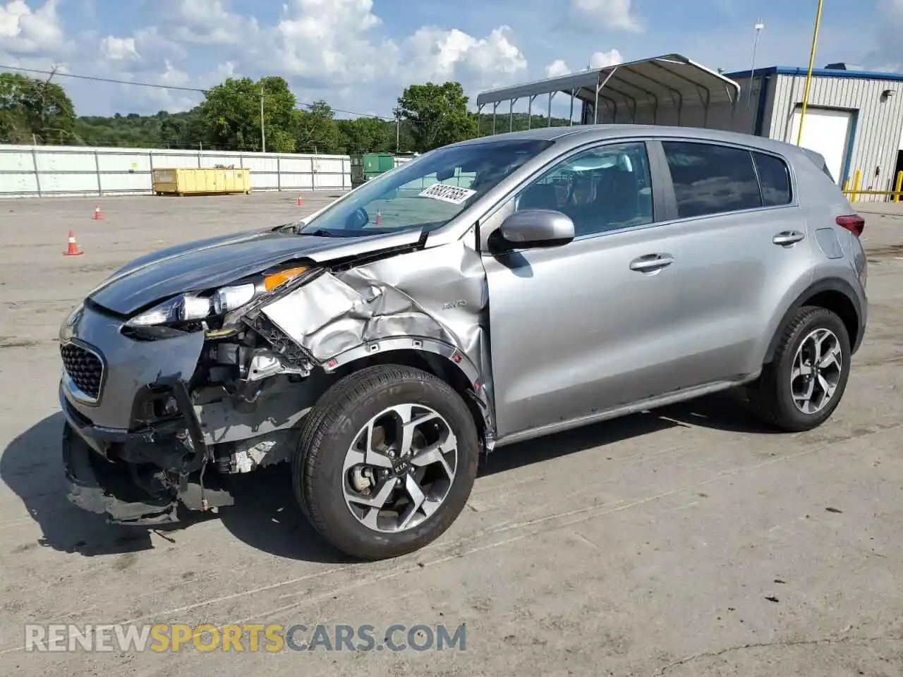 1 Photograph of a damaged car KNDPMCACXM7863544 KIA SPORTAGE 2021
