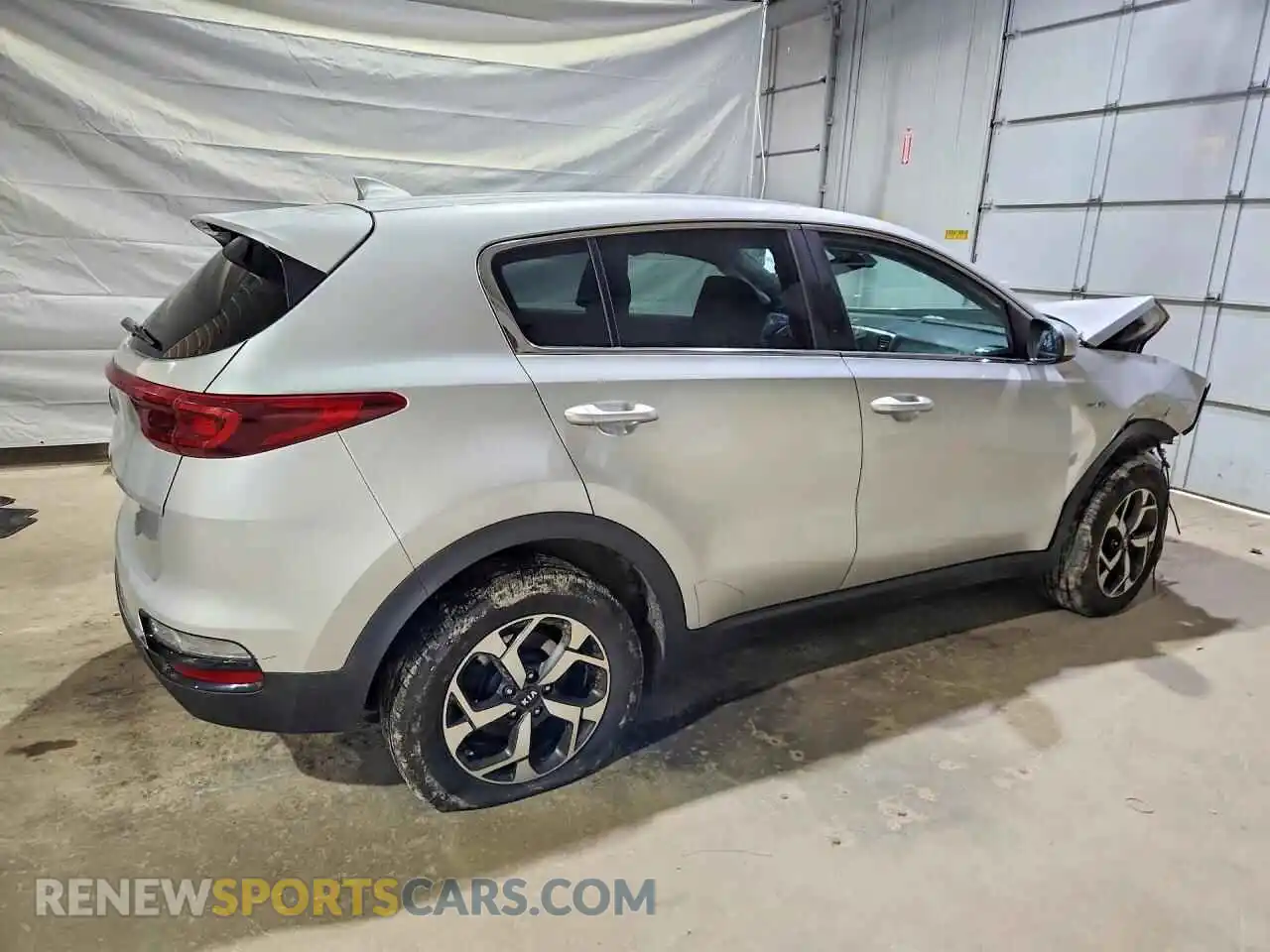 3 fotografías del automóvil dañado KNDPMCACXM7900088 KIA SPORTAGE 2021