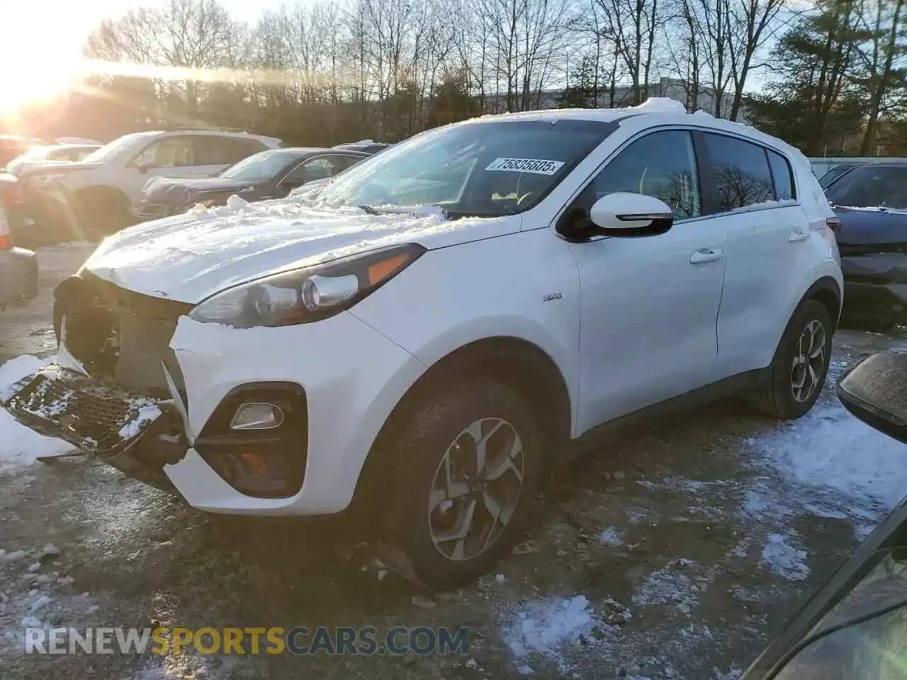 1 Photograph of a damaged car KNDPMCACXM7908658 KIA SPORTAGE 2021