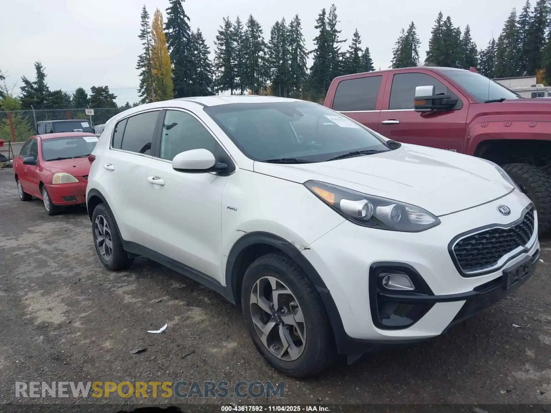 1 Photograph of a damaged car KNDPMCACXM7916484 KIA SPORTAGE 2021