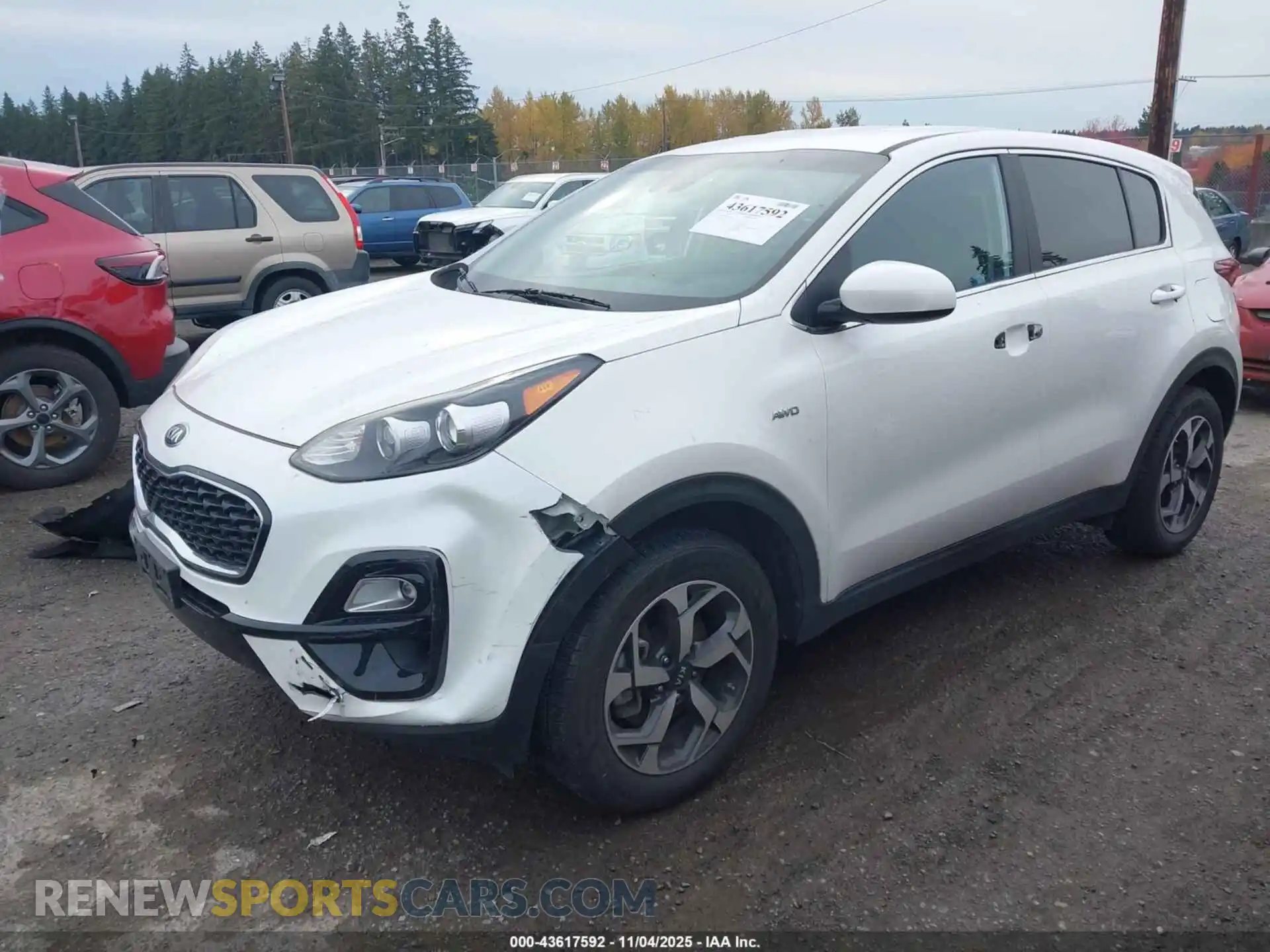 2 Photograph of a damaged car KNDPMCACXM7916484 KIA SPORTAGE 2021