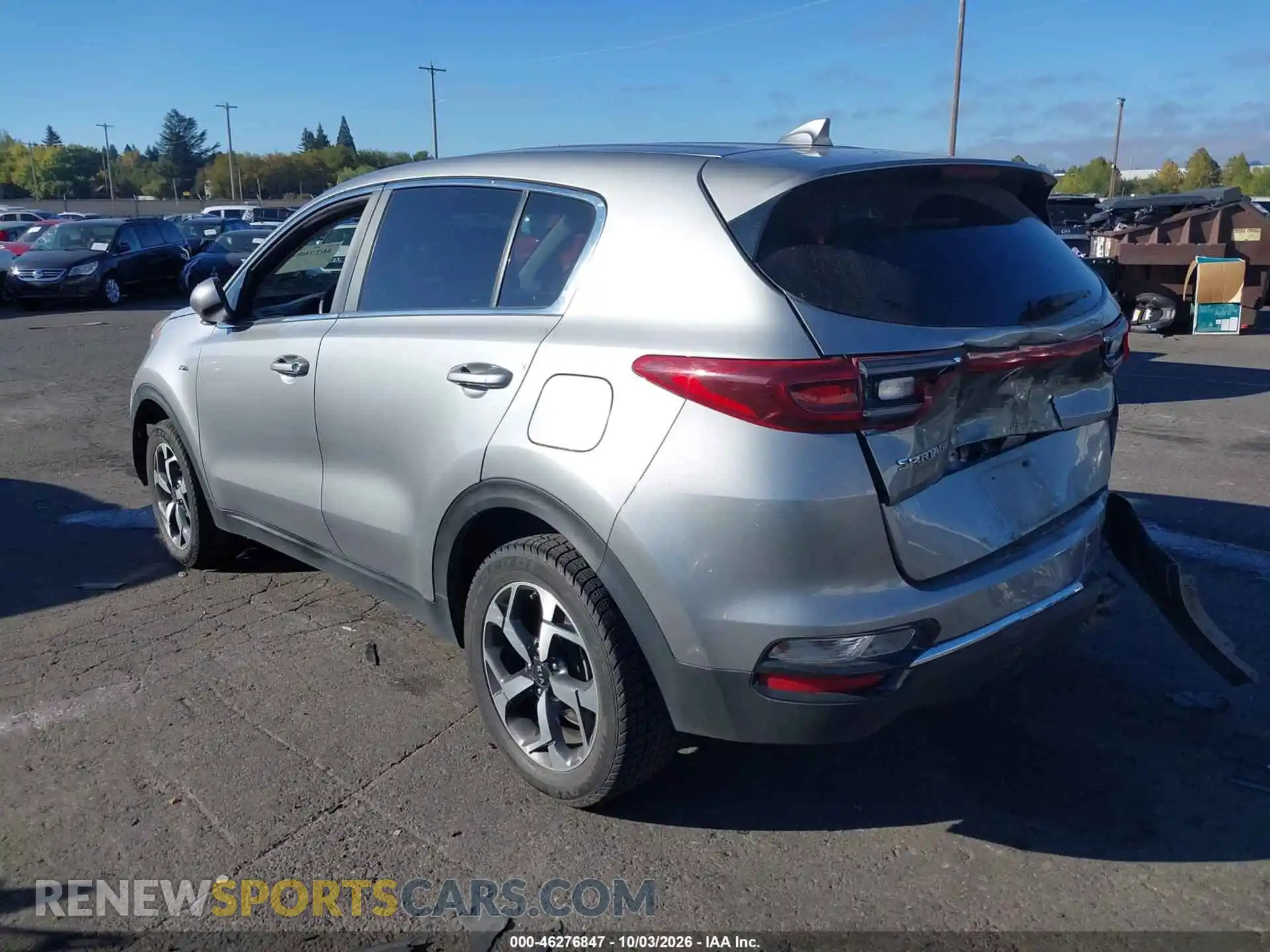 3 Photograph of a damaged car KNDPMCACXM7934287 KIA SPORTAGE 2021