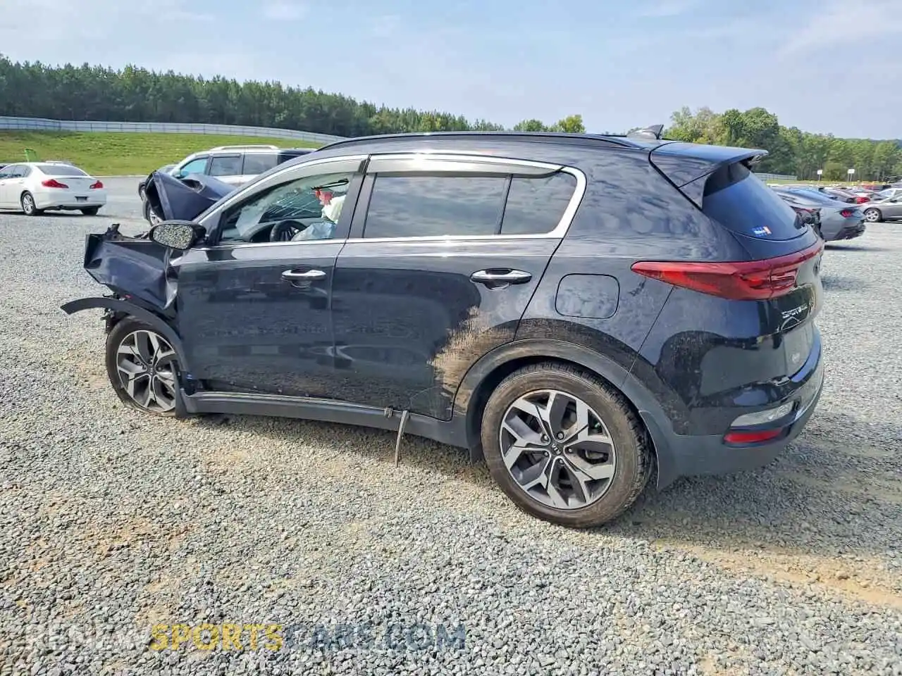 2 fotografías del automóvil dañado KNDPN3AC1M7858794 KIA SPORTAGE 2021