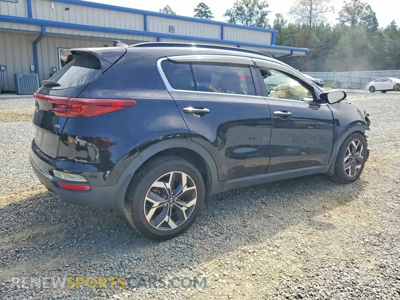 3 fotografías del automóvil dañado KNDPN3AC1M7858794 KIA SPORTAGE 2021