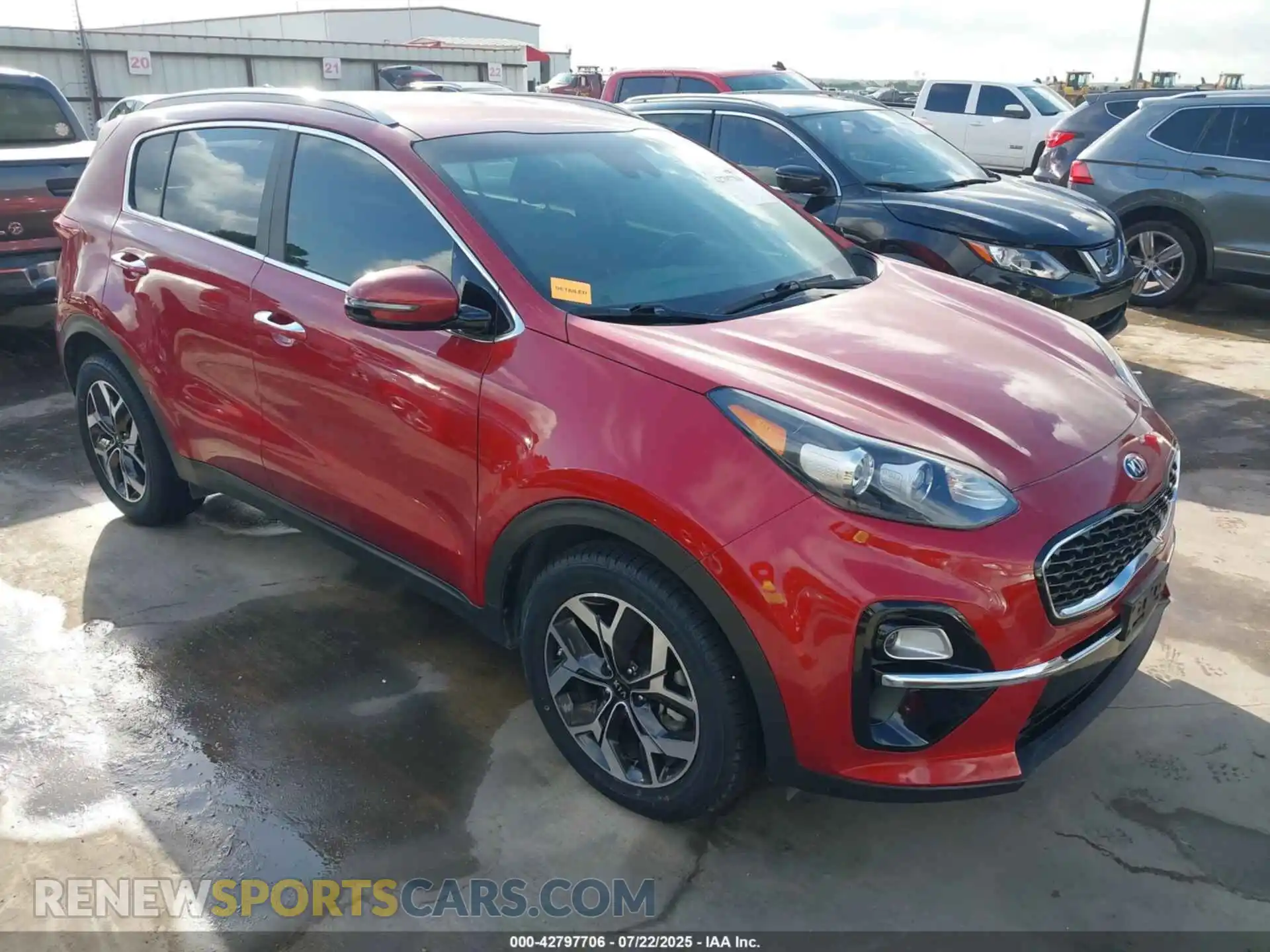 1 Photograph of a damaged car KNDPN3AC1M7928603 KIA SPORTAGE 2021