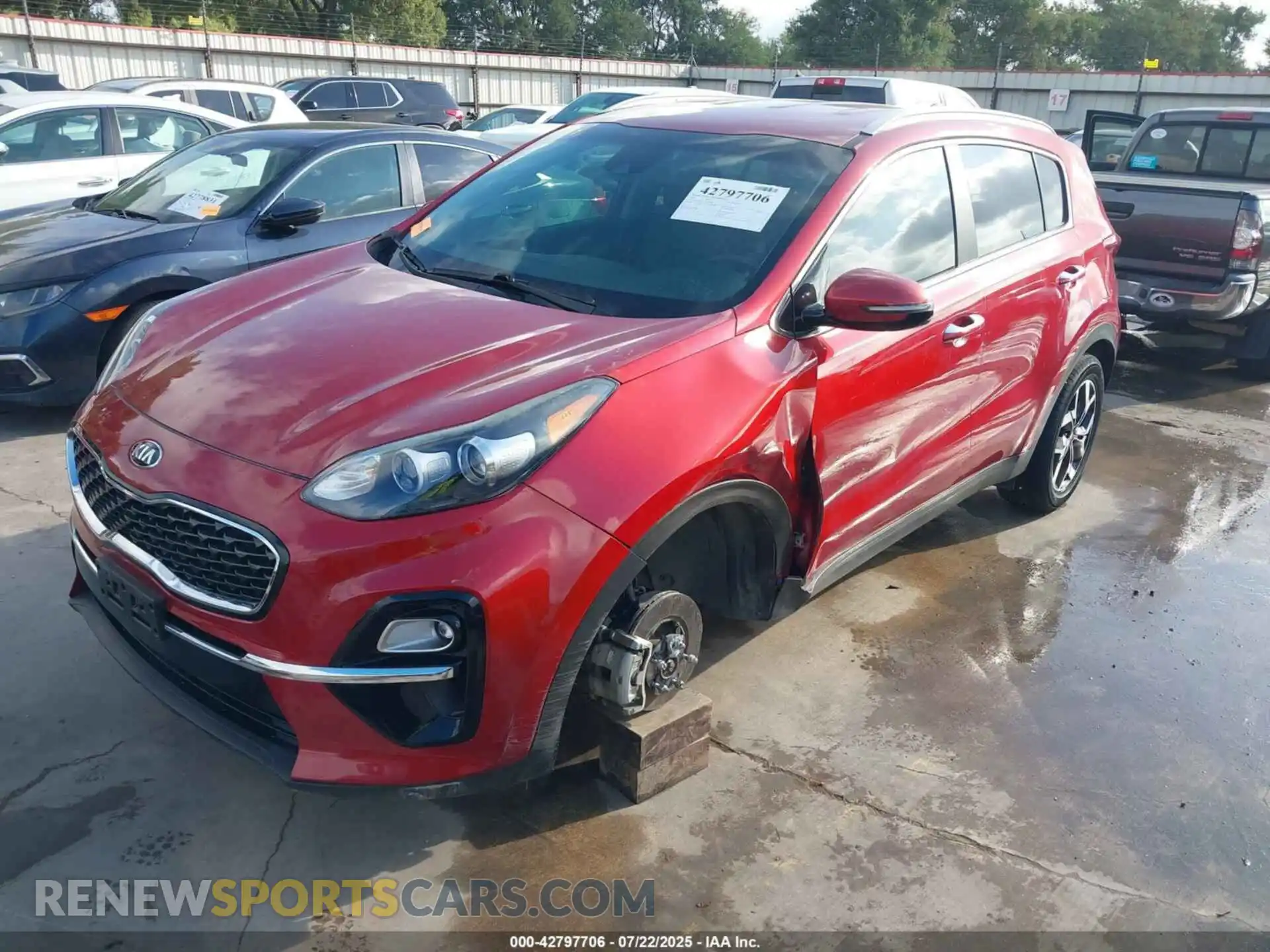 2 Photograph of a damaged car KNDPN3AC1M7928603 KIA SPORTAGE 2021