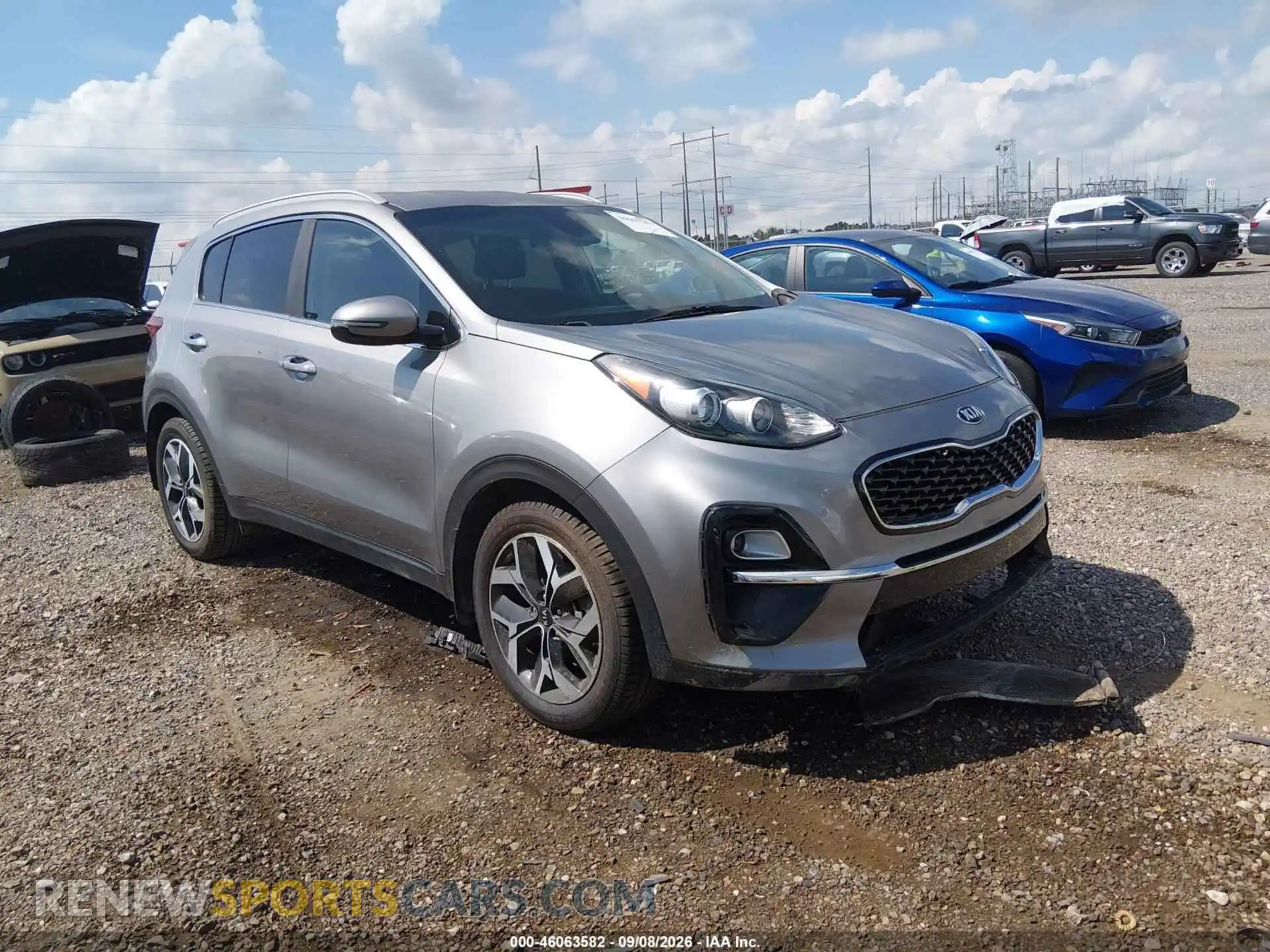 1 Photograph of a damaged car KNDPN3AC3M7855833 KIA SPORTAGE 2021