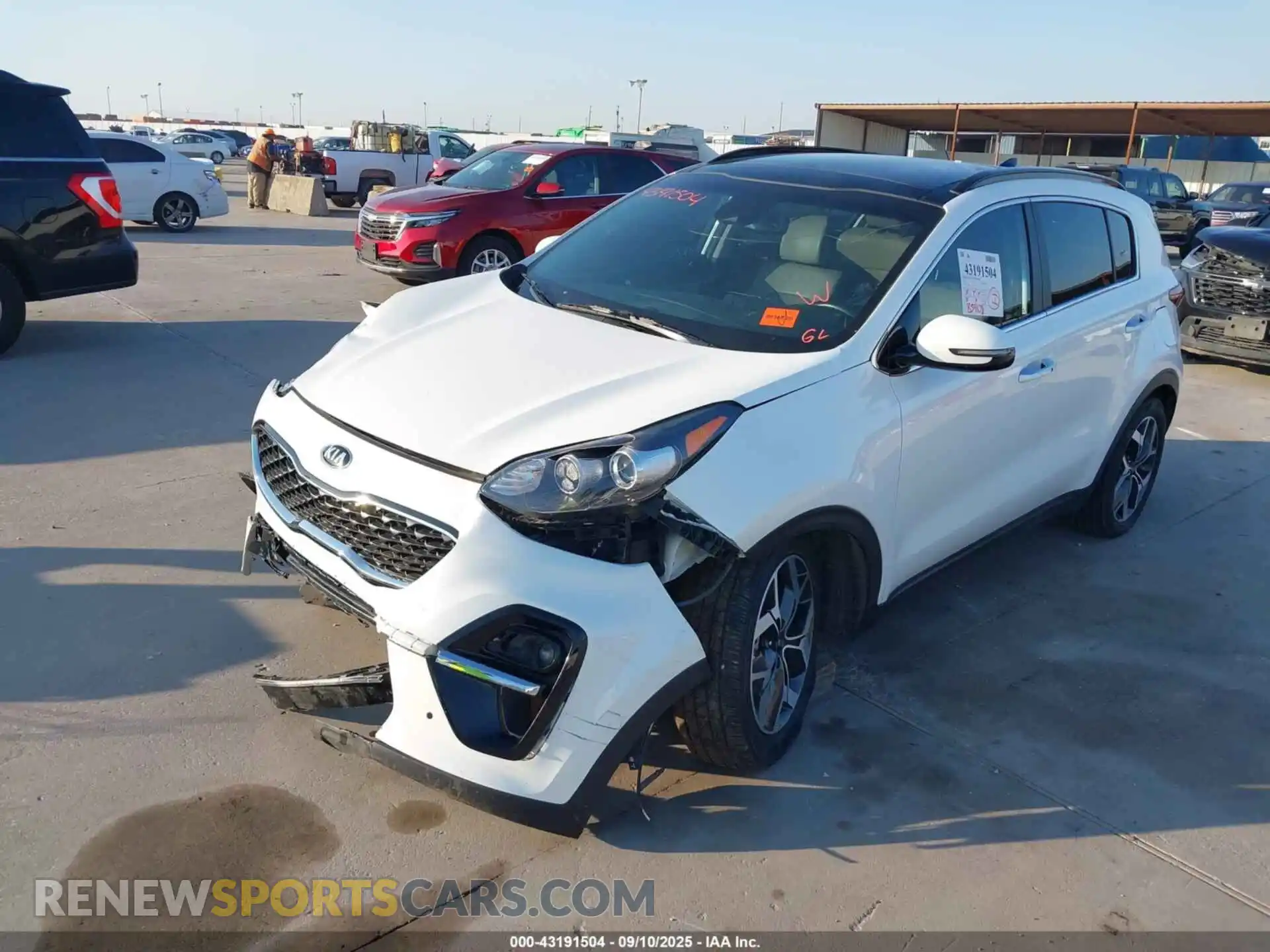 2 Photograph of a damaged car KNDPN3AC5M7883519 KIA SPORTAGE 2021