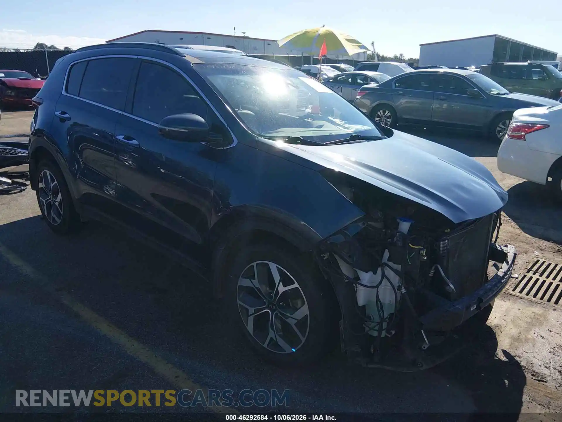 1 Photograph of a damaged car KNDPN3AC6M7876353 KIA SPORTAGE 2021