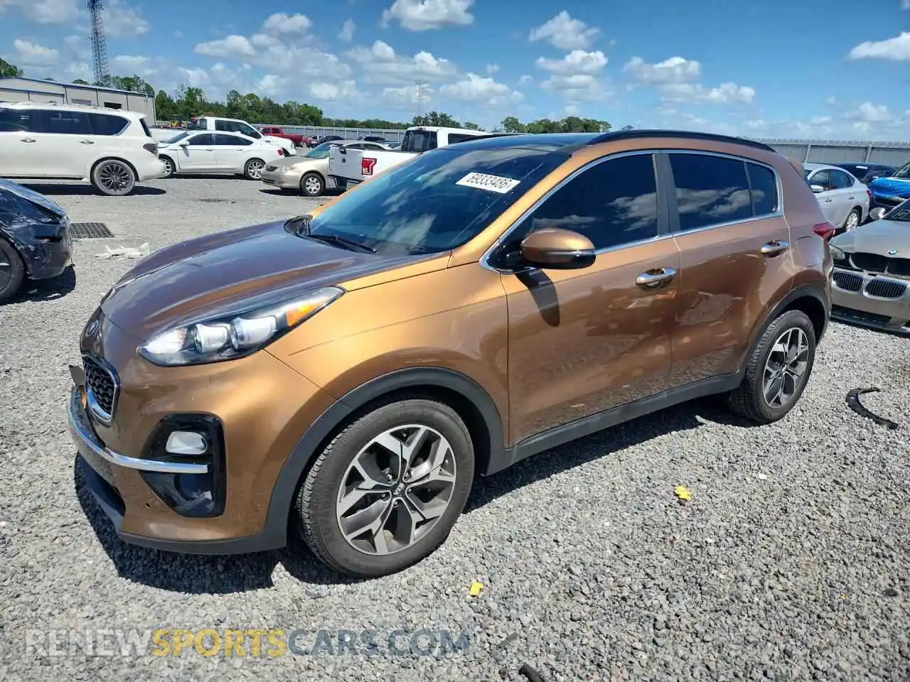 1 fotografías del automóvil dañado KNDPN3AC7M7857682 KIA SPORTAGE 2021
