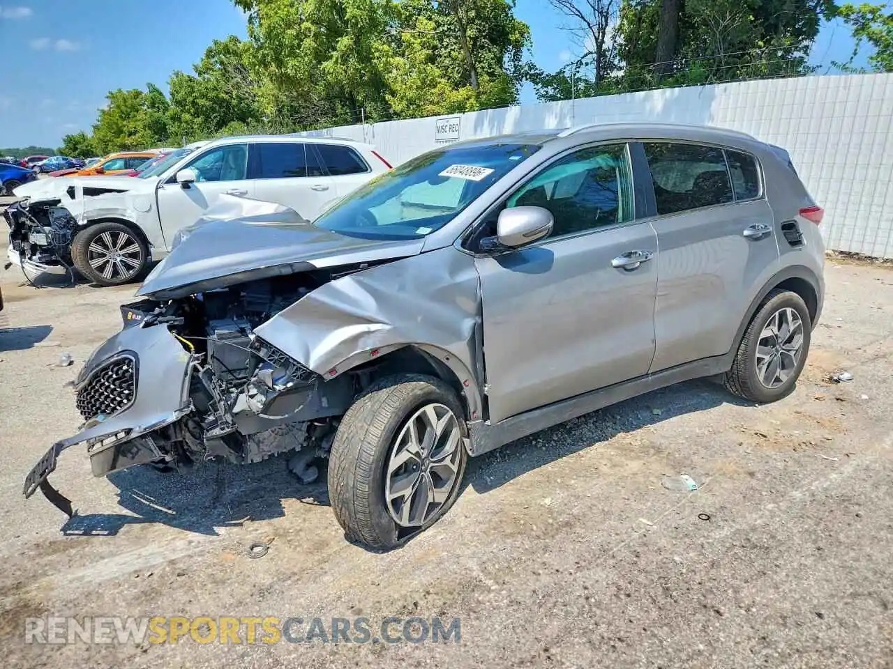 1 Photograph of a damaged car KNDPN3AC8M7856945 KIA SPORTAGE 2021