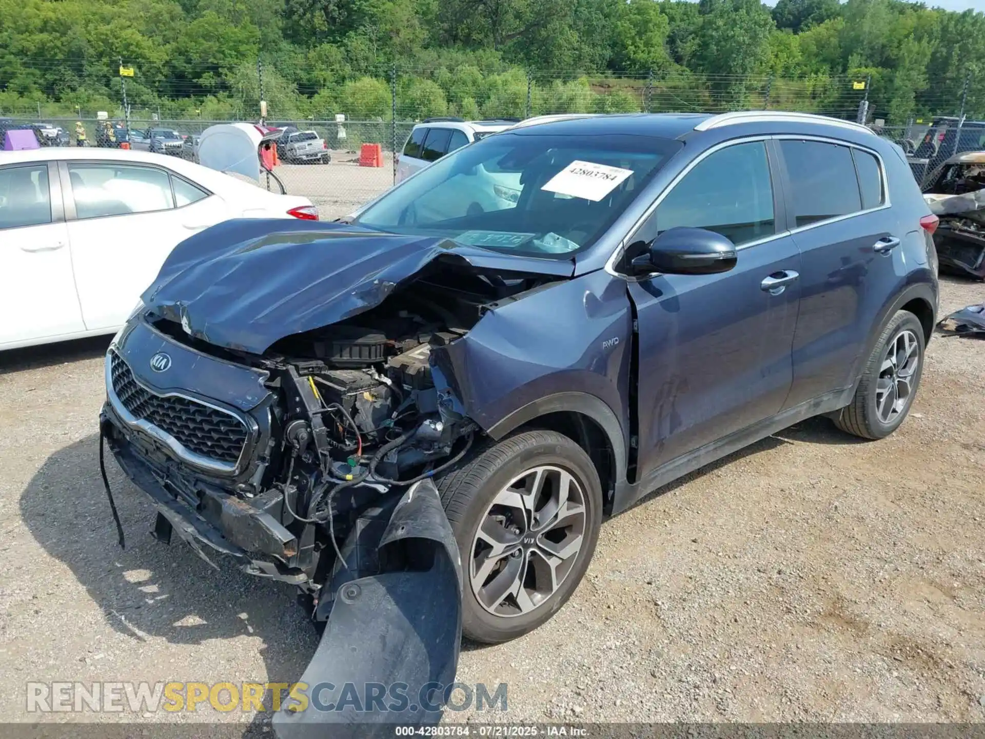 2 Photograph of a damaged car KNDPNCAC2M7874972 KIA SPORTAGE 2021