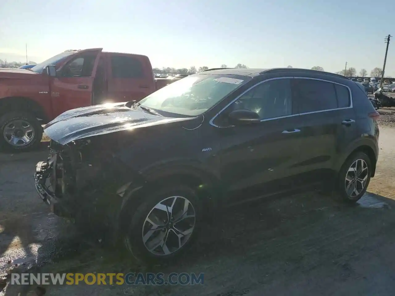 1 Photograph of a damaged car KNDPNCAC4M7869059 KIA SPORTAGE 2021