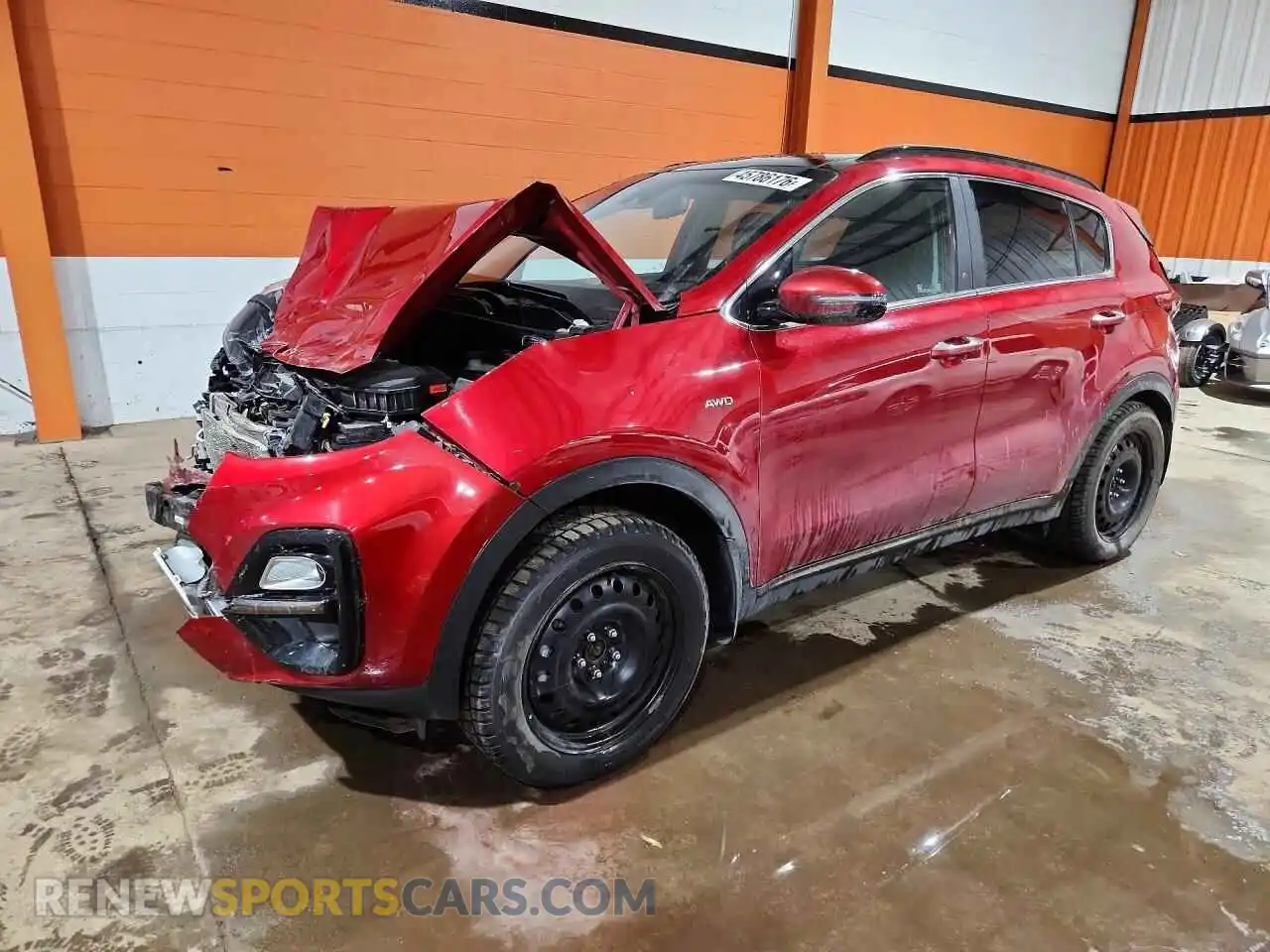 1 Photograph of a damaged car KNDPNCAC7M7914768 KIA SPORTAGE 2021