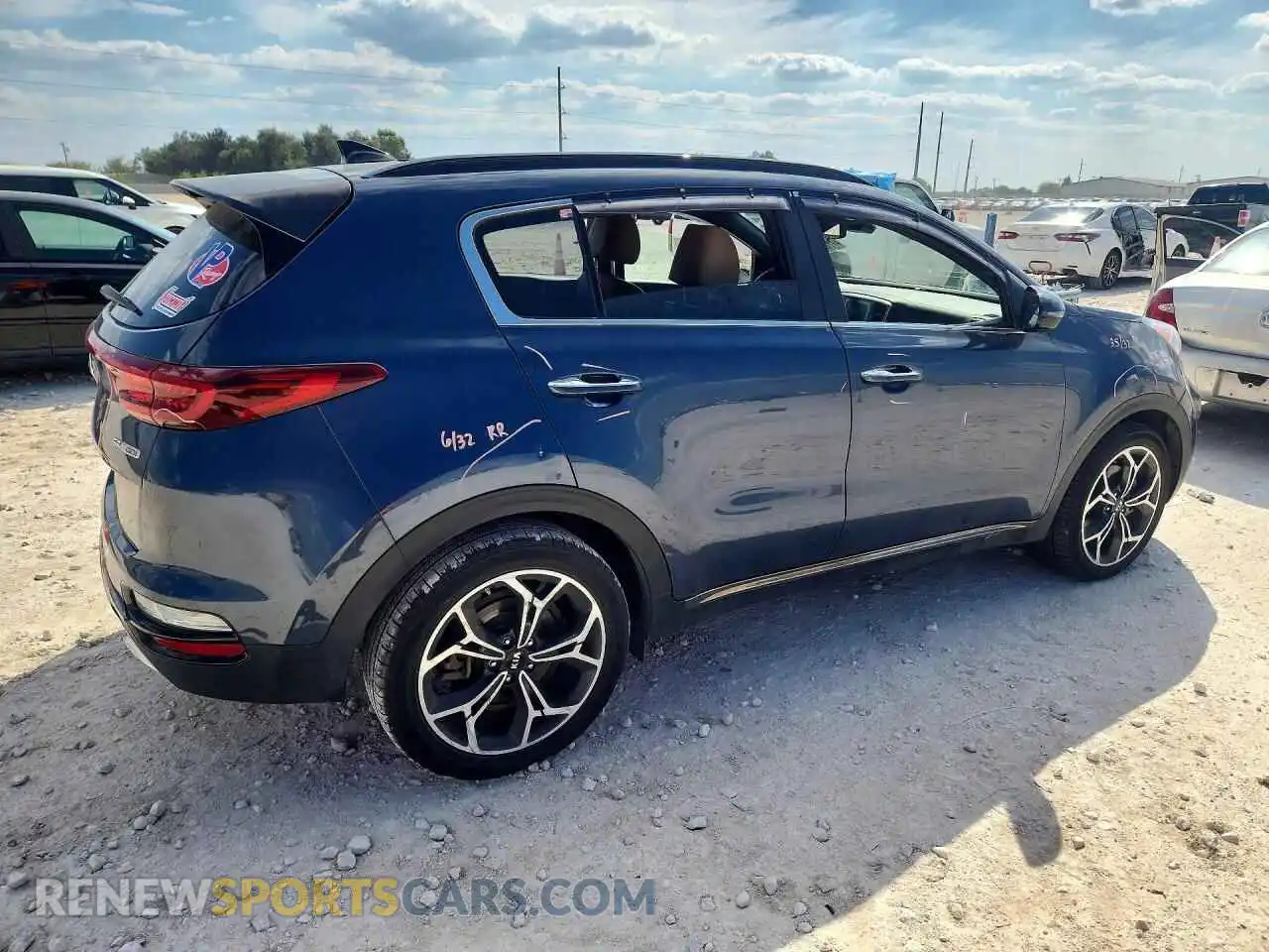 3 Фотография поврежденного автомобиля KNDPR3A6XM7871395 KIA SPORTAGE 2021