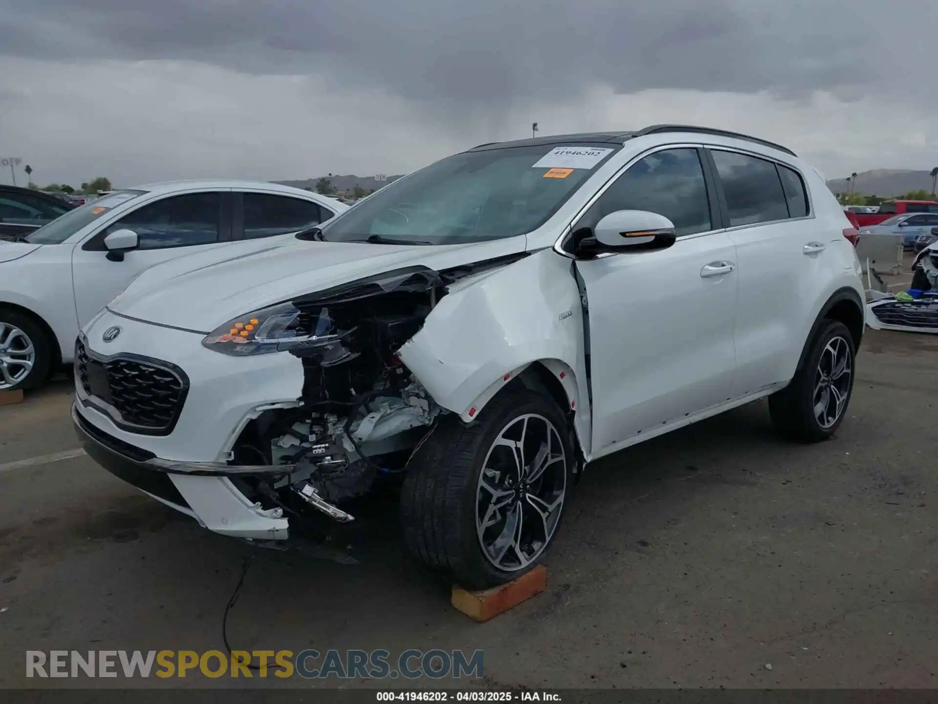 2 Photograph of a damaged car KNDPRCA66M7937652 KIA SPORTAGE 2021