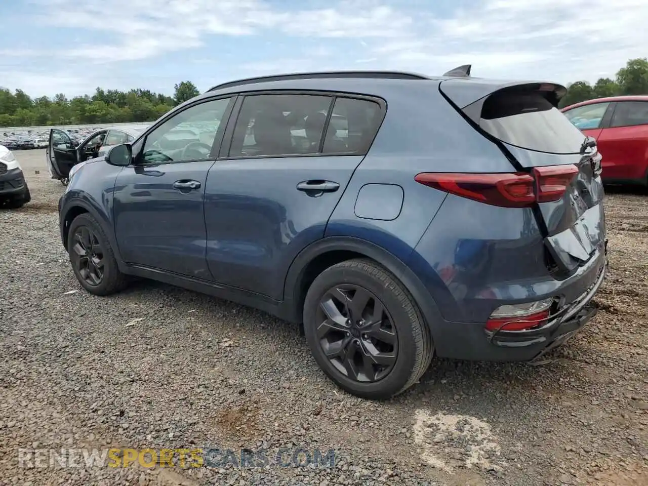 2 fotografías del automóvil dañado KNDP63AC4N7013016 KIA SPORTAGE 2022