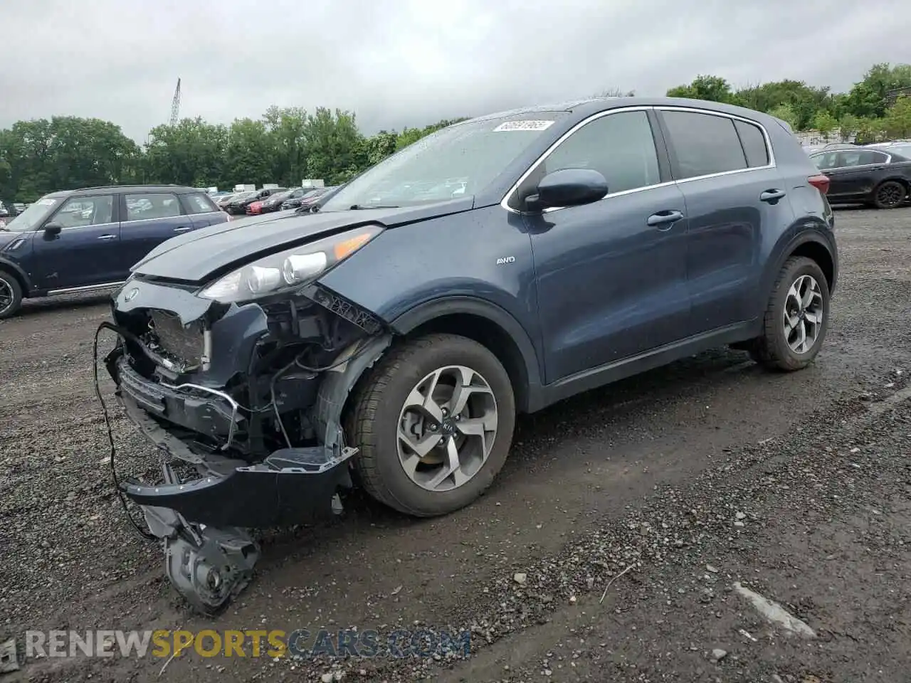 1 Photograph of a damaged car KNDPMCAC3N7975619 KIA SPORTAGE 2022