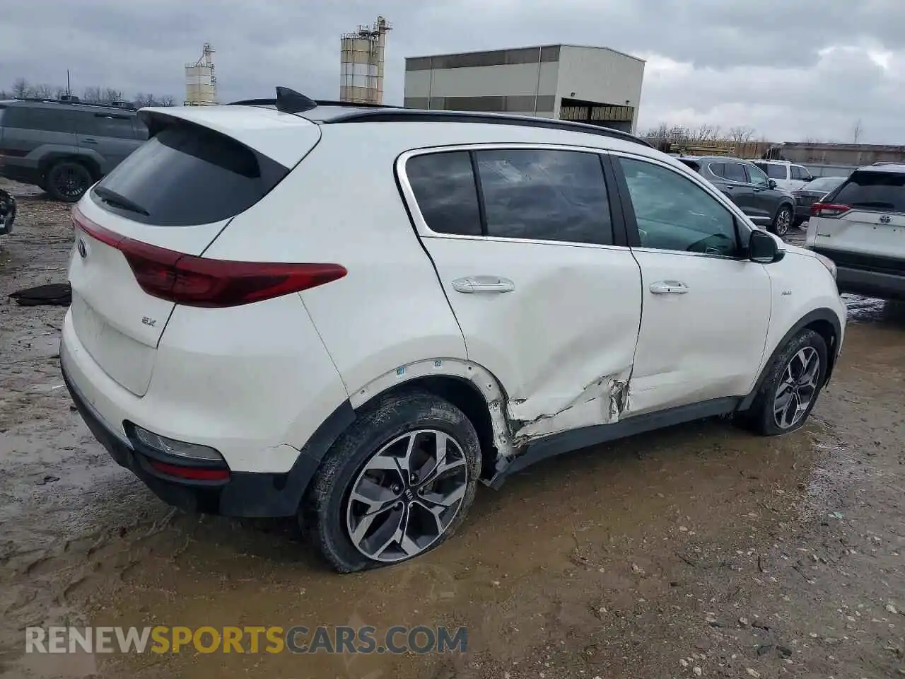 3 fotografías del automóvil dañado KNDPNCAC9N7991224 KIA SPORTAGE 2022