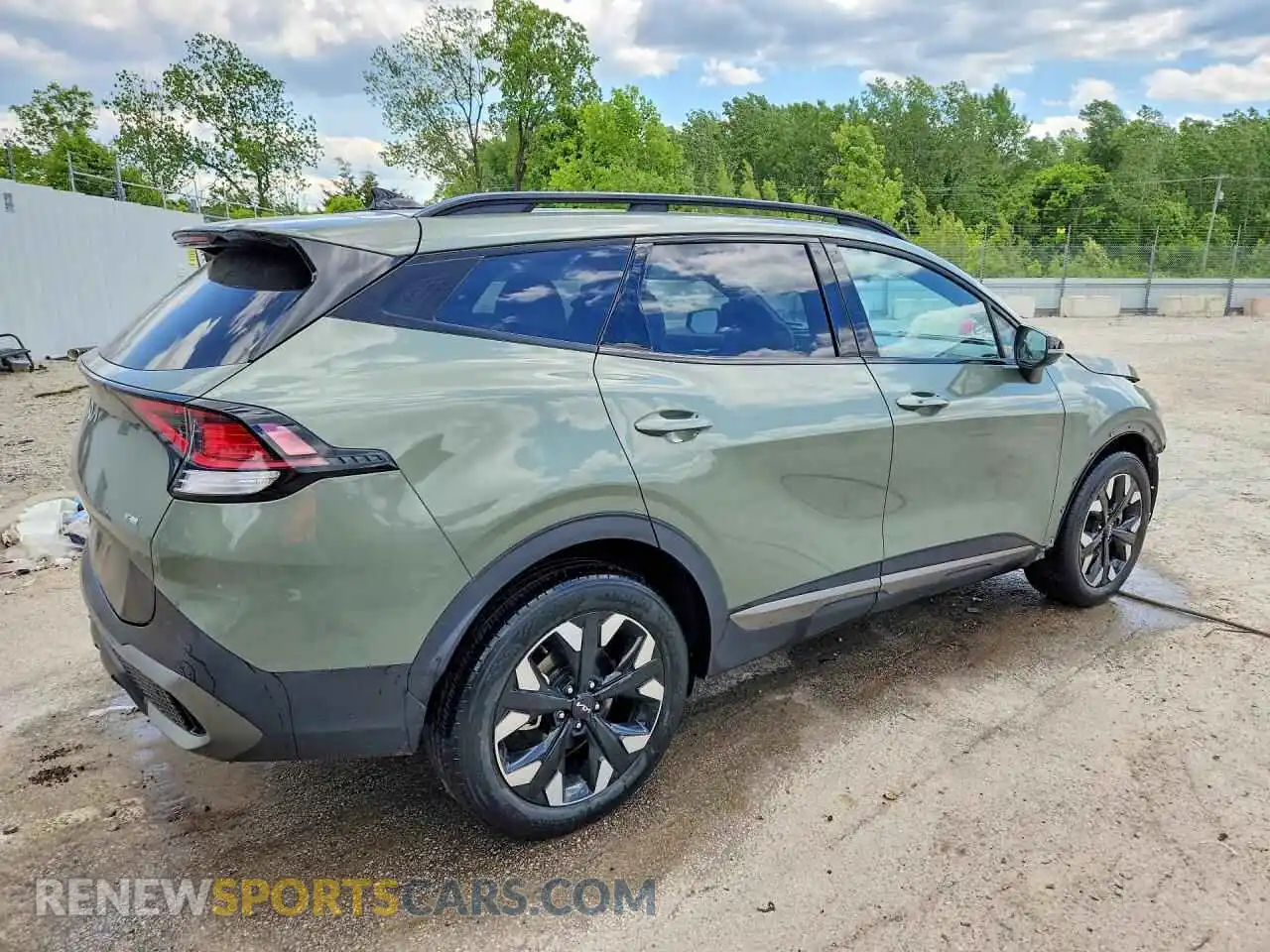 3 fotografías del automóvil dañado 5XYK6CAF2PG073872 KIA SPORTAGE 2023