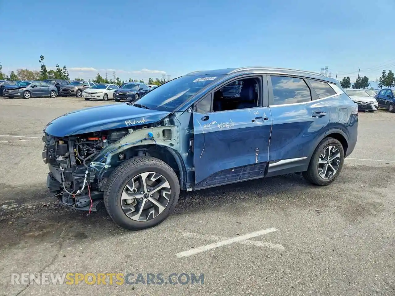 1 Photograph of a damaged car KNDPVCAG1P7014598 KIA SPORTAGE 2023
