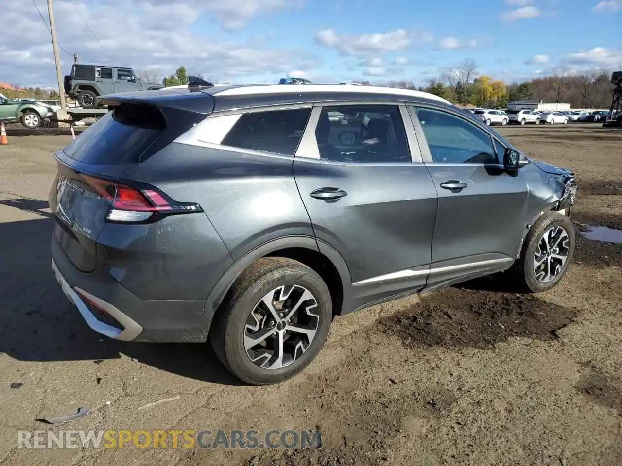3 fotografías del automóvil dañado KNDPVCAG6P7053798 KIA SPORTAGE 2023