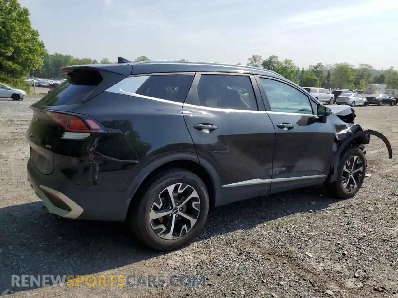 3 fotografías del automóvil dañado KNDPVCAGXP7041640 KIA SPORTAGE 2023