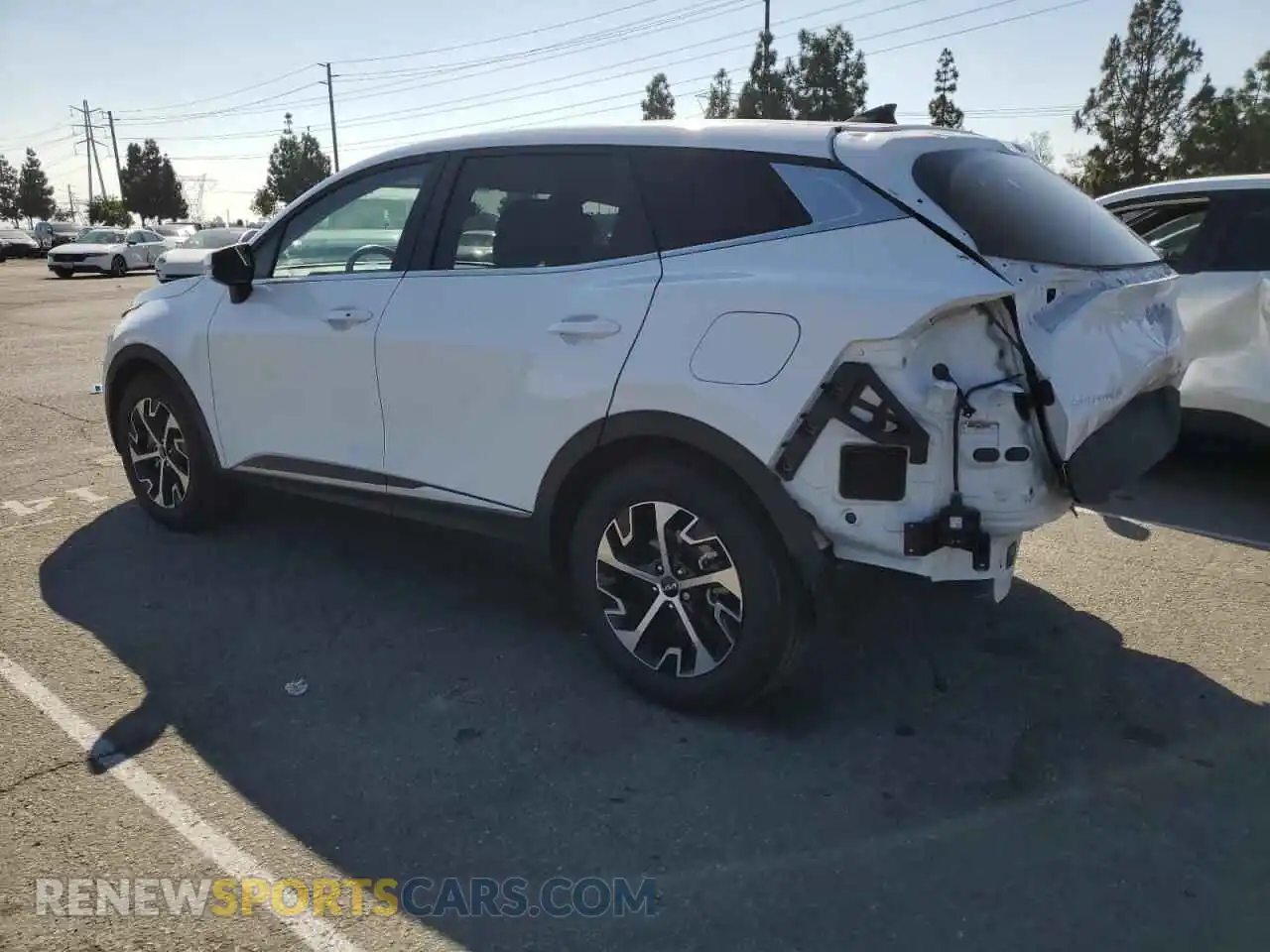2 fotografías del automóvil dañado 5XYK33DF3RG199889 KIA SPORTAGE 2024