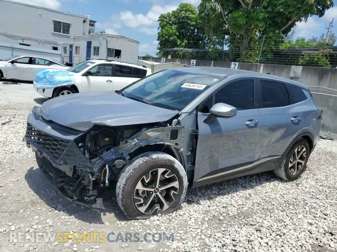 1 Photograph of a damaged car 5XYK33DFXRG160135 KIA SPORTAGE 2024