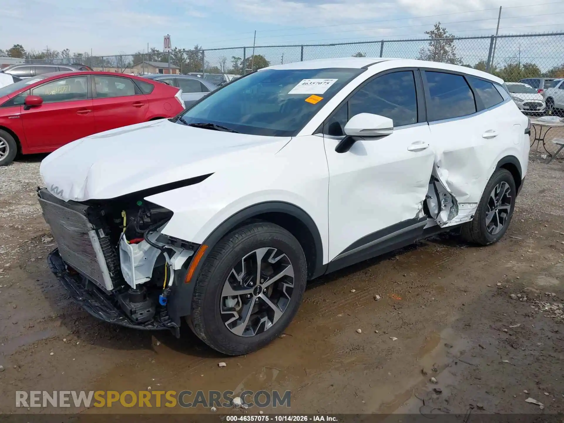 2 fotografías del automóvil dañado 5XYK33DFXRG189666 KIA SPORTAGE 2024