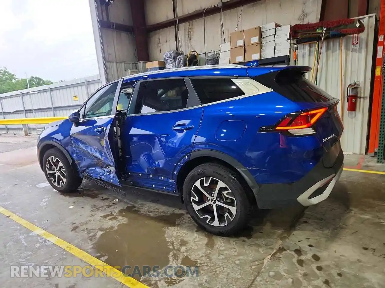 2 fotografías del automóvil dañado 5XYK3CDF2RG149646 KIA SPORTAGE 2024
