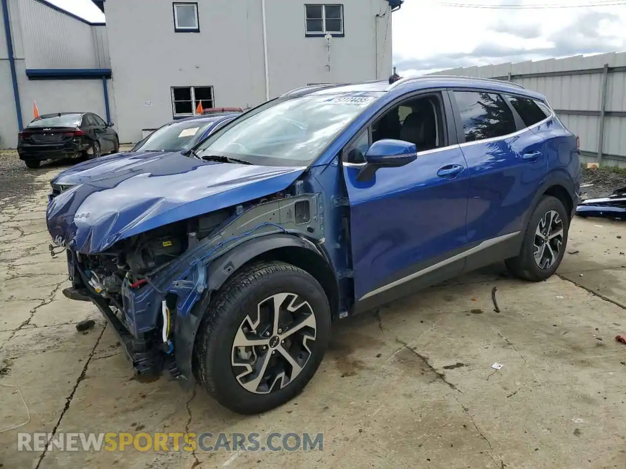 1 fotografías del automóvil dañado 5XYK3CDF2RG158668 KIA SPORTAGE 2024
