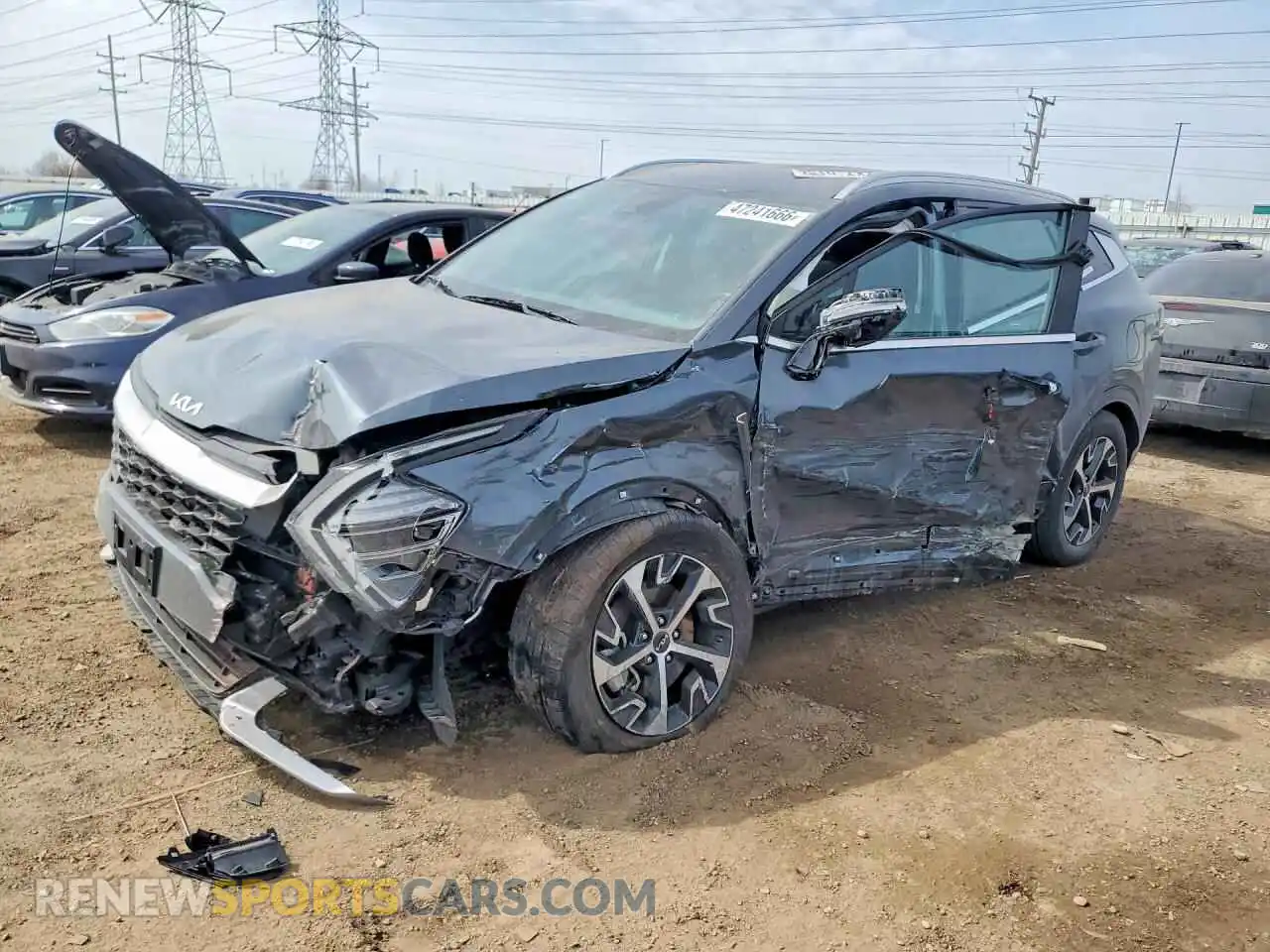 1 Photograph of a damaged car KNDPVCDF0R7236801 KIA SPORTAGE 2024