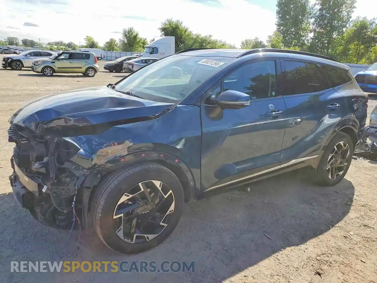 1 Photograph of a damaged car KNDPVCDF9R7222296 KIA SPORTAGE 2024