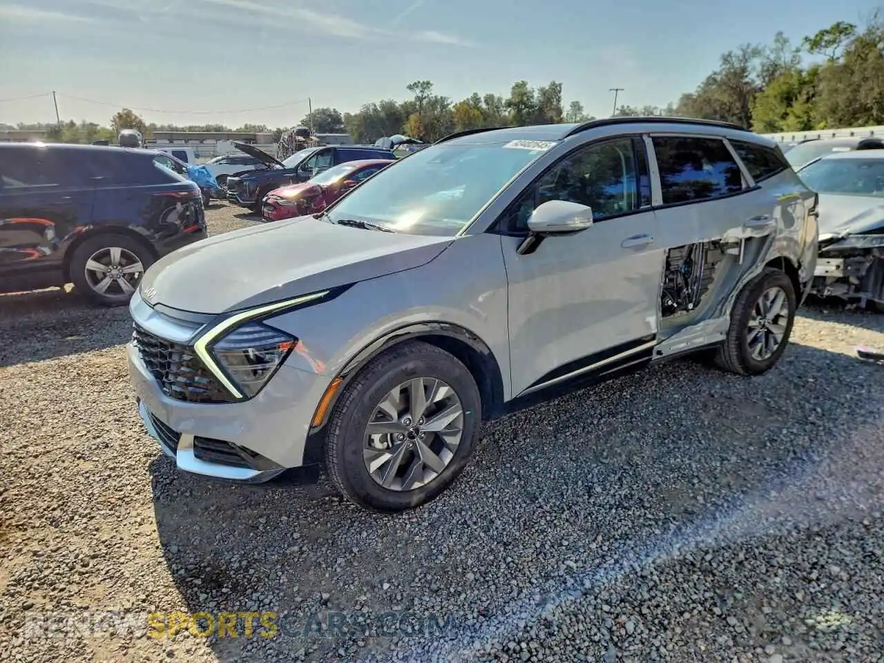 1 fotografías del automóvil dañado 5XYK43DF4SG279270 KIA SPORTAGE 2025