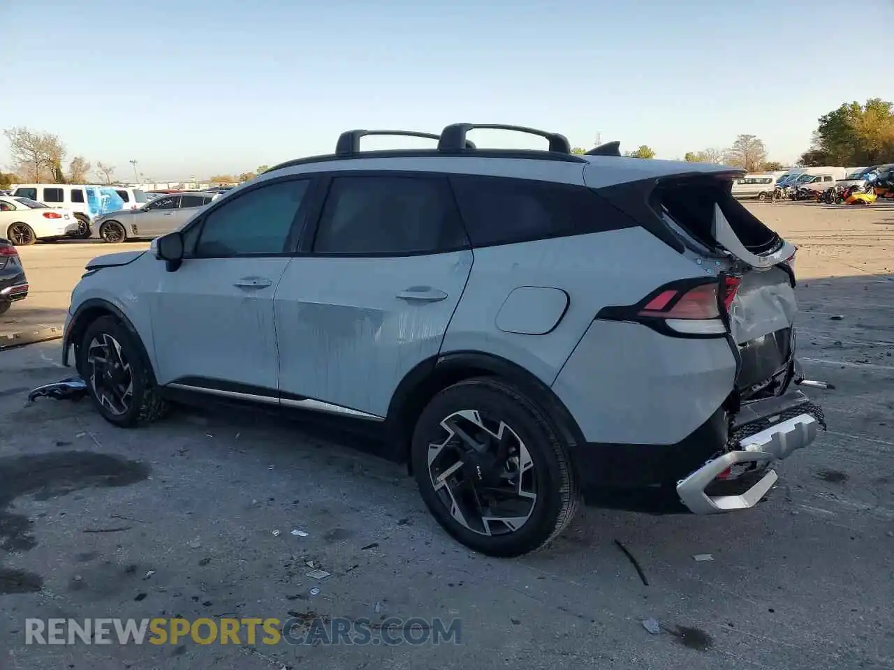 2 fotografías del automóvil dañado 5XYK53DF8SG262050 KIA SPORTAGE 2025