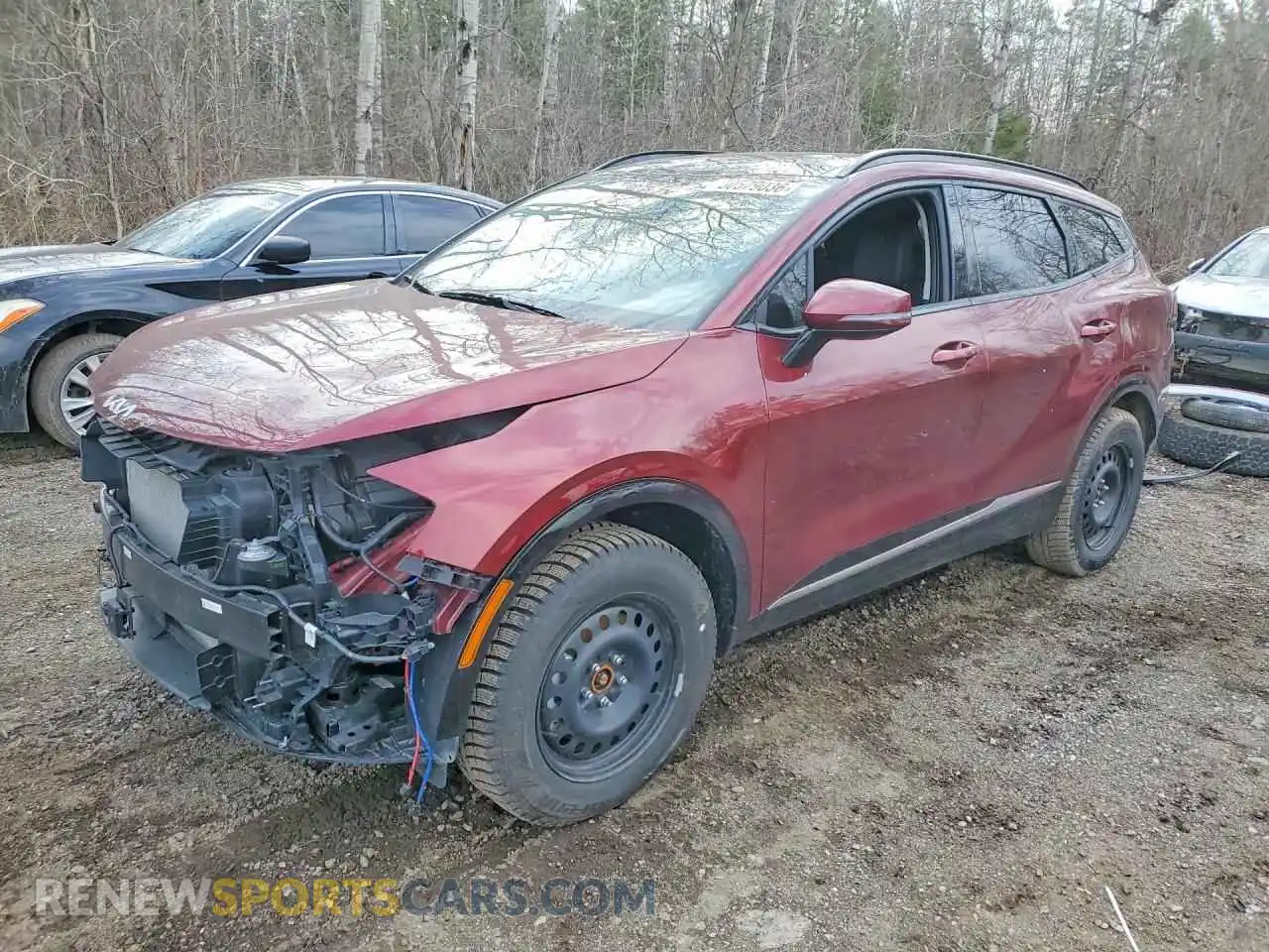1 Photograph of a damaged car KNDPVCDF6S7356785 KIA SPORTAGE 2025